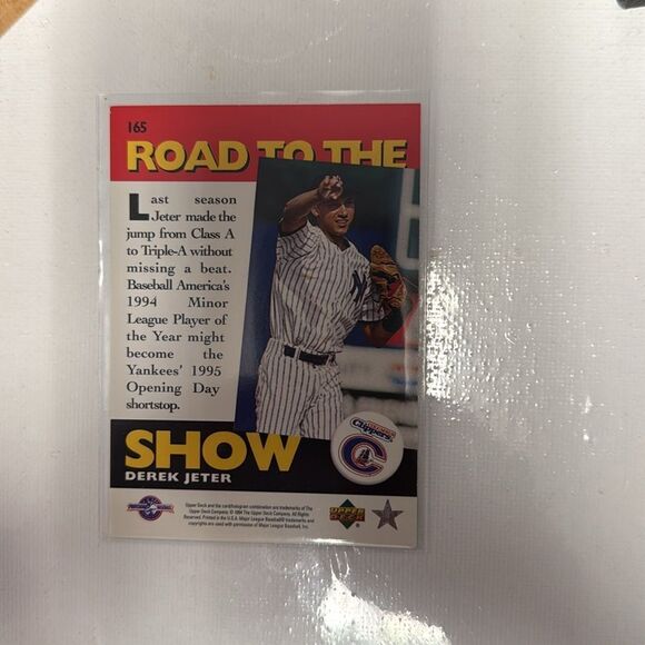 1995 Minor League Road to The Show Derek Jeter mint condition - Picture 3 of 4